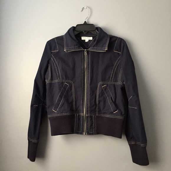 NOT FOR SALE RN DONT BUY! Tommy Hilfiger Jeans Zipper Jacket Size Large - Picture 6 of 8